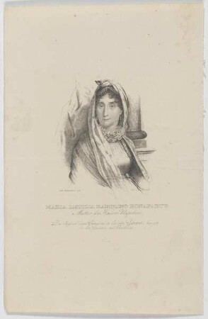 Bildnis der Maria Letizia Ramolino Bonaparte