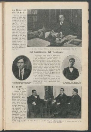 Del hundimiento del "Lusitania"
