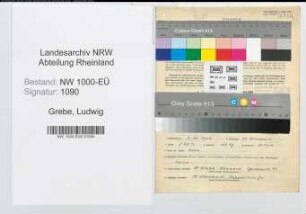 Entnazifizierung Ludwig Grebe, geb. 03.10.1904 (Feuerwehrmann)