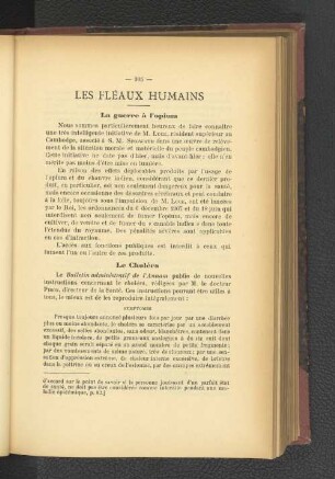 Les Fléaux Humains.