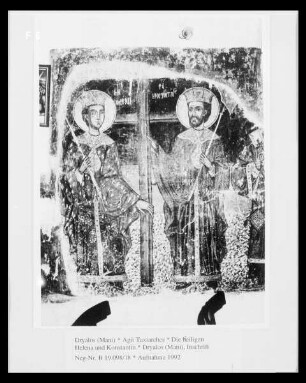 Die heiligen Helena und Konstantin