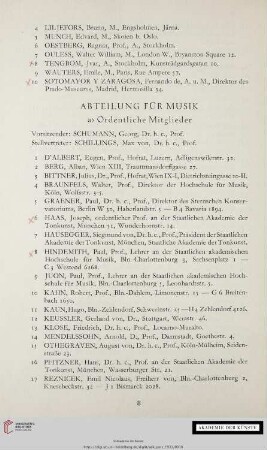 Abteilung für Musik
