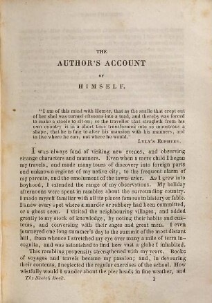 The sketch book of Geoffrey Crayon, Esq. (Washington Irving.) : with the portrait of the author