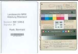 Entnazifizierung Bernhard Raab , geb. 18.08.1884 (Arbeiter)