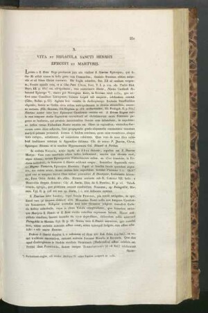 X. Vita Et Miracula Sancti Henrici Episcopi Et Martyris.
