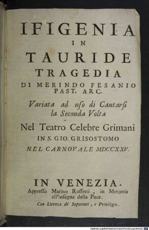 Ifigenia in Tauride