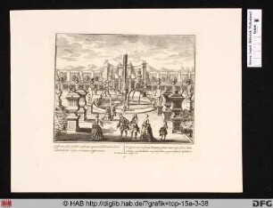 [Die Orpheusfontäne in der Gartenanlage des Schlosses Salzdahlum].