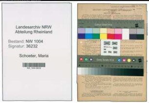 Entnazifizierung Maria Schoeter , geb. 03.09.1902 ()