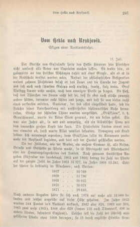 287-303 Vom Hekla nach Reykjavik : Skizzen einer Nordlandsfahrt