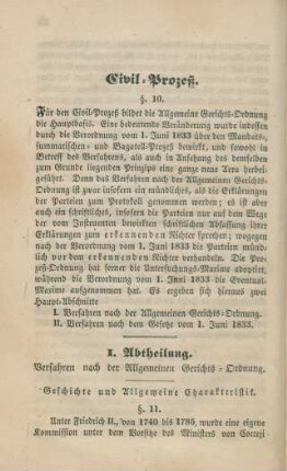 Civil-Prozeß.