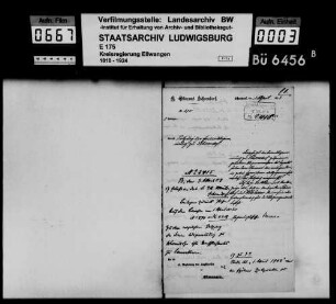 Wagnerinnung für den Oberamtsbezirk Schorndorf