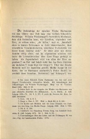 Die Reimbrechung bei Hartmann von Aue mit besonderer Berücksichtigung der Frage nach der Reihenfolge des Iwein und des Armen Heinrich