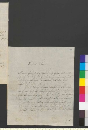 Brief von Goethe, August von an Goethe, Johann Wolfgang von
