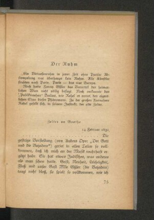 Der Ruhm