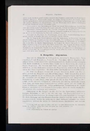 B. Blutgefäße. Allgemeines.
