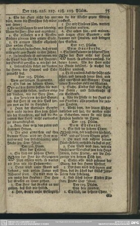 Der 127. Psalm