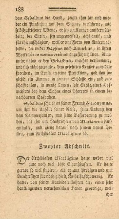 Zweyter Abschnitt.