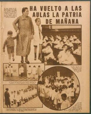 Ha vuelto a las aulas la patria de mañana [Fotografías]