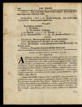 Dom. Oculi Epist. Ephes. V. 1-9.
