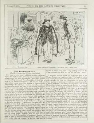 Porter. "Luggage, Sir?" Absent-minded Old Gentleman. "No, thank you. I have some."