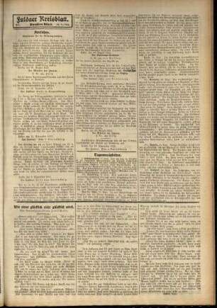 Zweite Ausgabe vom Freitag, den 19. September 1913.