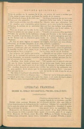 Literatas francesas desde el siglo XIII hasta el fin del siglo XVIII. [Conclusión].