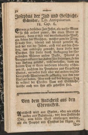 Von dem Antichrist aus den Chronicken