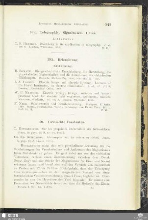 40. Vermischte Constanten