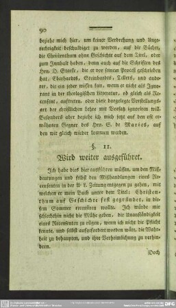 §. 11. Wird weiter ausgeführet