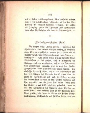 Fünfundzwanzigster Brief.