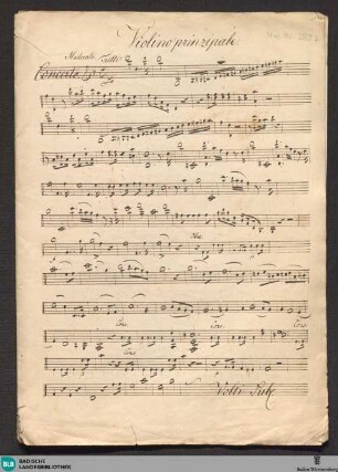 Concertos - Don Mus.Ms. 2807 : vl, orch; d