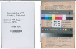 Entnazifizierung Kurt Piwitt , geb. 17.07.1913 (Buchhalter)