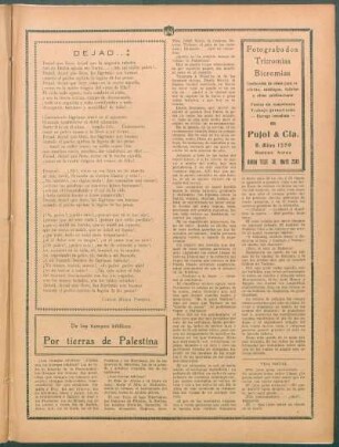 Por tierras de Palestina : De los tiempos bíblicos