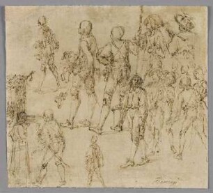 Figurenstudien von jungen Leuten
