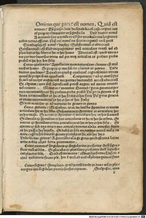 Regula pueror[um] Remigij. et Regule congruitatum minores