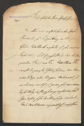 Brief an Jacob Grimm und Wilhelm Grimm : 23.10.1844
