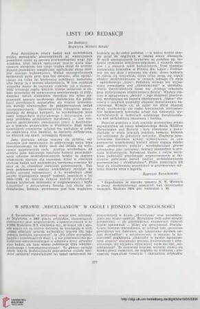 Do Redakcji Biuletynu Historii Sztuki