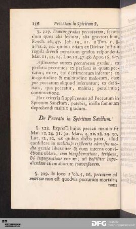 De Peccato in Spiritum Sanctum.