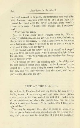 Life at the sea-side