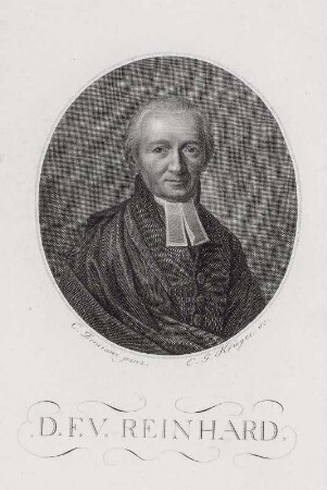 Bildnis D. F. V. Reinhard (Franz Volkmar Reinhard)