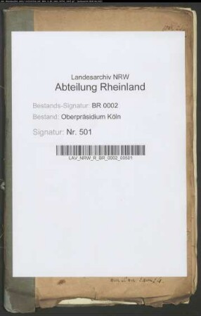 Allgemeine Landesvisitationen zur Aufgreifung des Dieb- und Raub-Gesindels