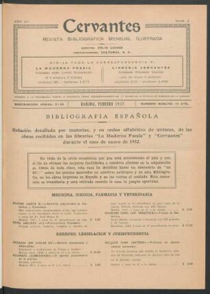 Bibliografía española