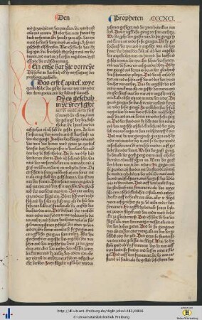 Das buch oder dy weyssagung des propheten ezechielis