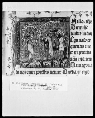 Perikopenbuch des Erzbischofs Kuno von Falkenstein: Christus spricht