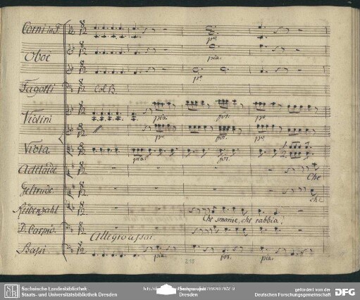 Quartetto: "Che smanie che rabbia"