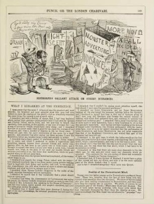 Sibthorpe's gallant attack on street nuisances