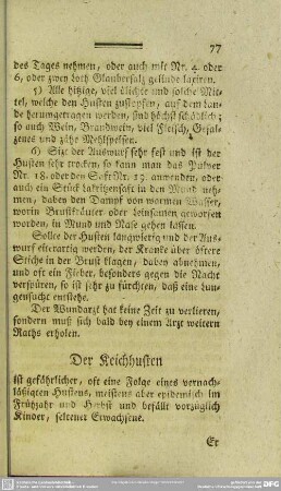 Der Keuchhusten