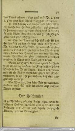 Der Keuchhusten
