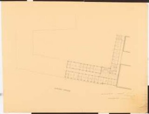 Reichsluftfahrtministerium, Berlin: Teilgrundriss L1/V1/A 1:100 (3. OG)