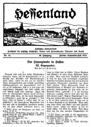 Nr. 18, Zweites September-Heft 1916